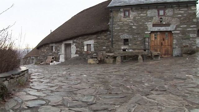 Palloza en el Camino